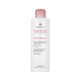 Cantabria Labs / Skin Resist Velvet Cleanser – Мягкий очищающий гель и демакияж для лица и глаз 200 мл